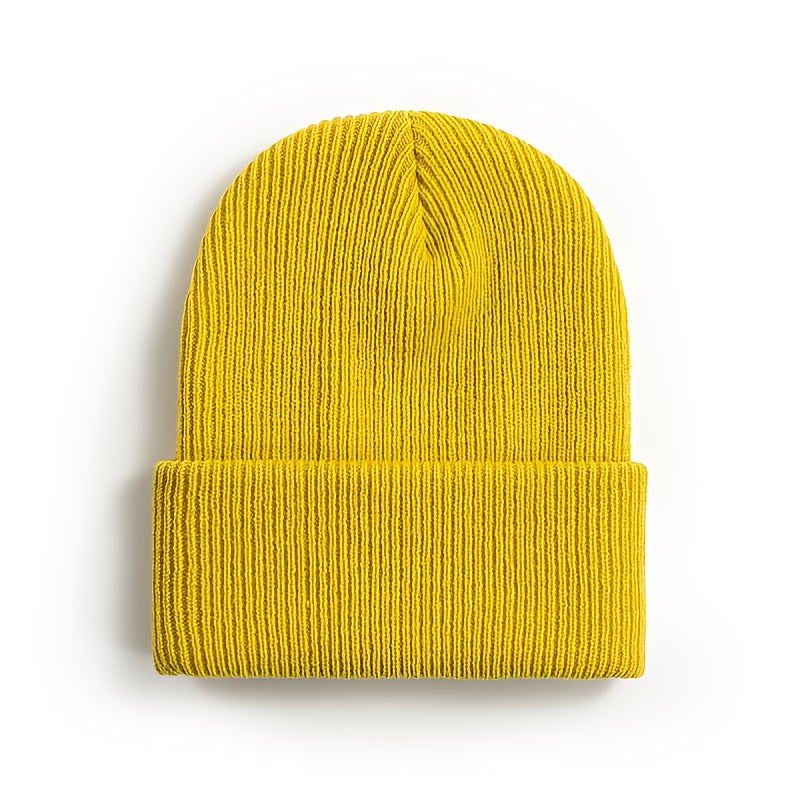 NAIYONG Knitted Cuff Brimless Cap Warm Cap Autumn Winter Ear Protection