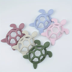 Safe Baby Teether Molar Stick Toy with Chewable Glue Ball