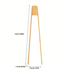 Bamboo Barbecue Tongs Bread Clips Food Clips Kitchen Tools