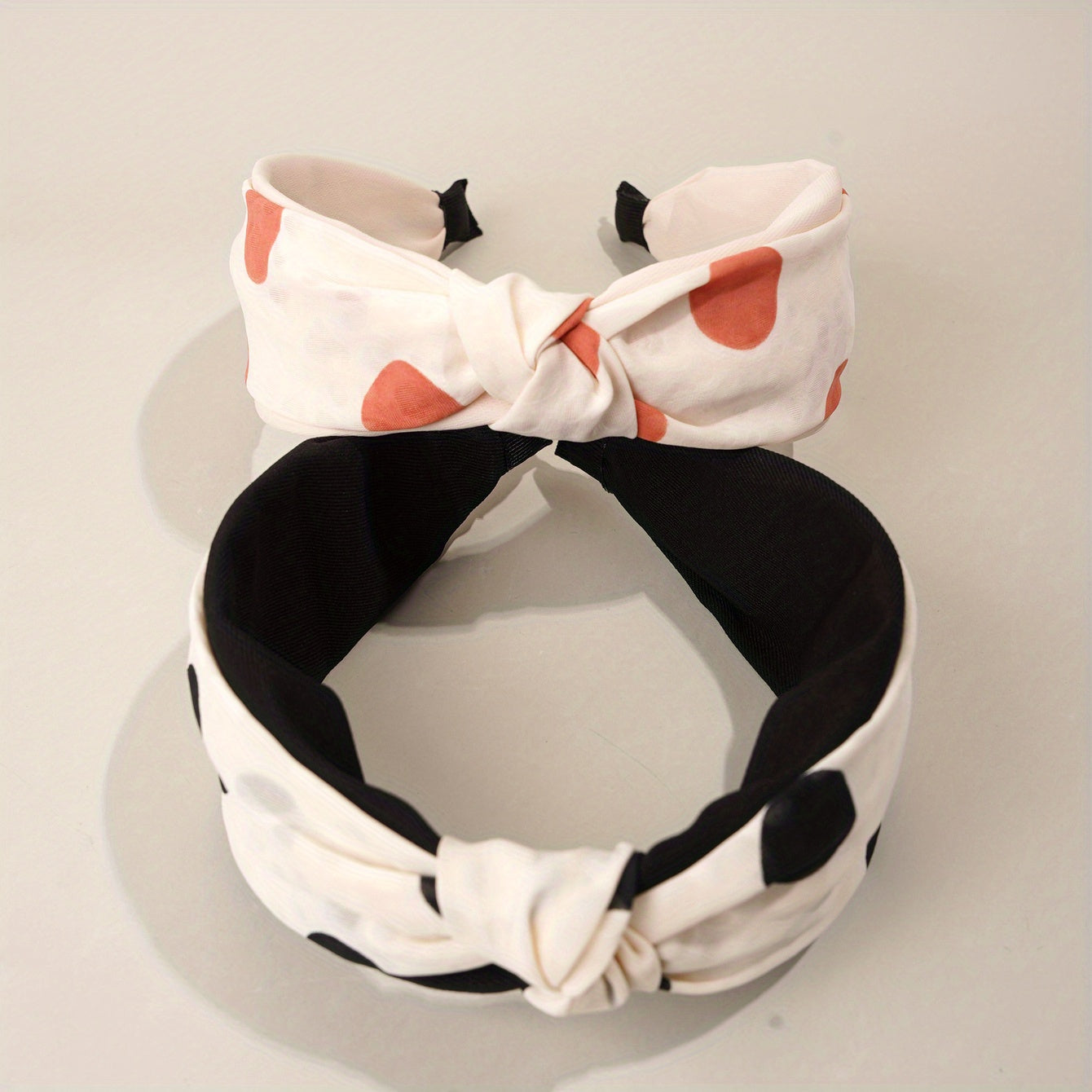 Mesh Hairband Cloth Headband Wide Brim Headdress 2pcs Set