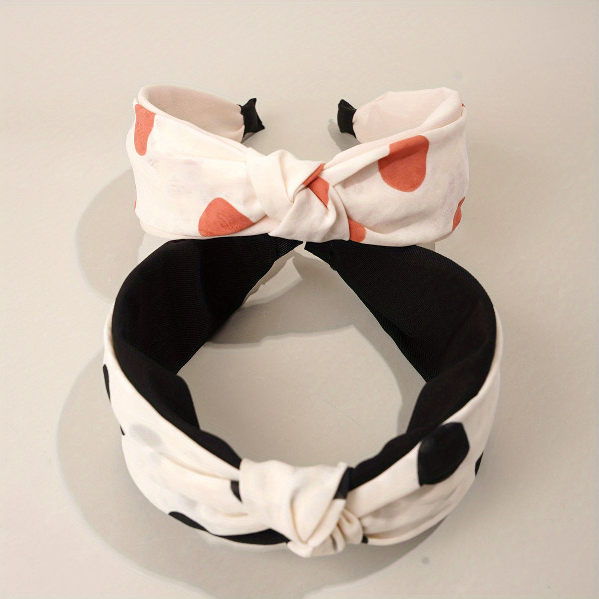 Mesh Hairband Cloth Headband Wide Brim Headdress 2pcs Set