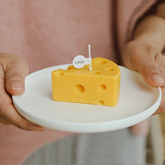 Cheese Scented Candles 4pcs Soy Wax Bedroom Bathroom Wedding Decor