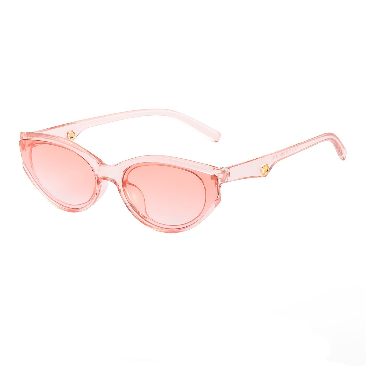 Unisex Oval Round Cat Eye Multicolor Small Sunglasses