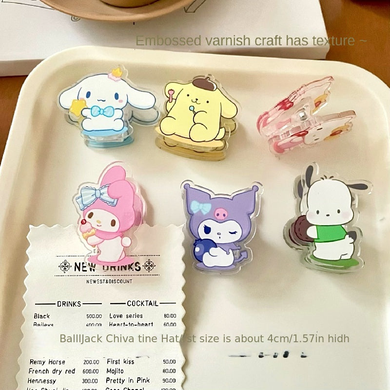 Fashionable PP Clip for Girls & Students Sealing Clip