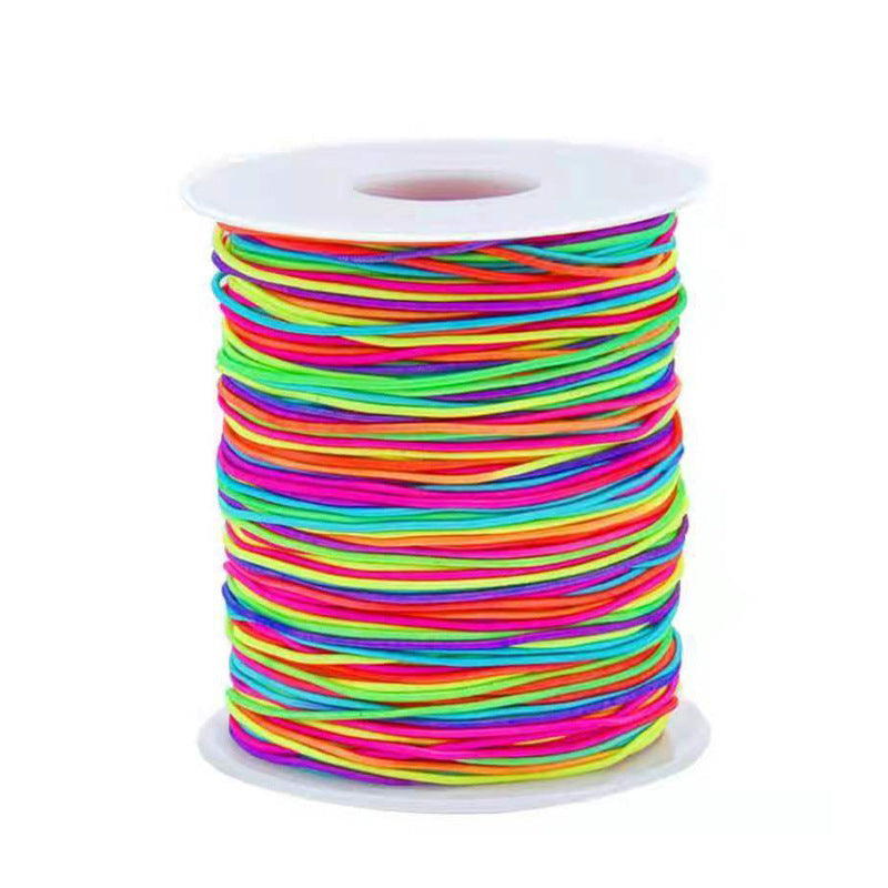 54 Yards 1mm Rainbow Elastic Cord Stretchy Bracelet String