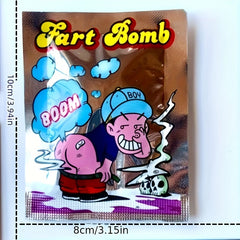100pcs Stench Fart Bag Prank Colorful Sachet Halloween Fart Trick Bag Toys