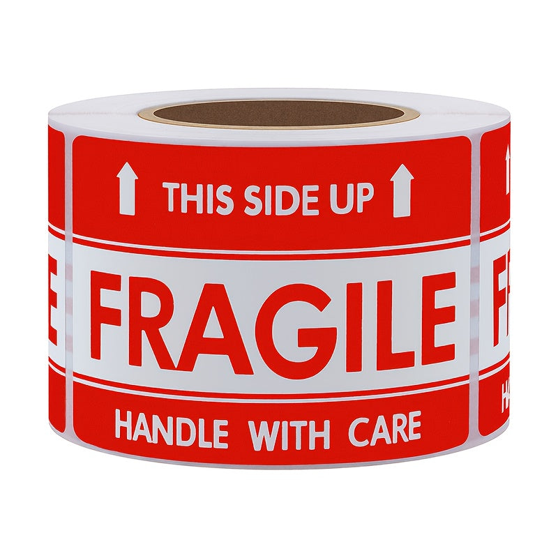 Fragile Handle With Care Label Roll 51x76mm 40mm Core