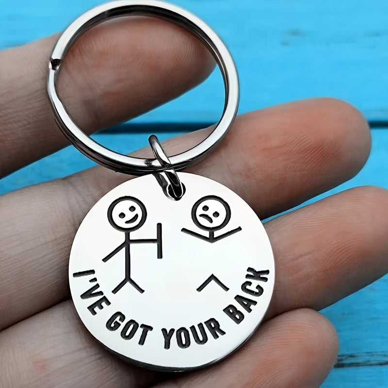 Keychain Stainless Steel Funny Gift Keychain Graduation Christmas Gift Jewelry