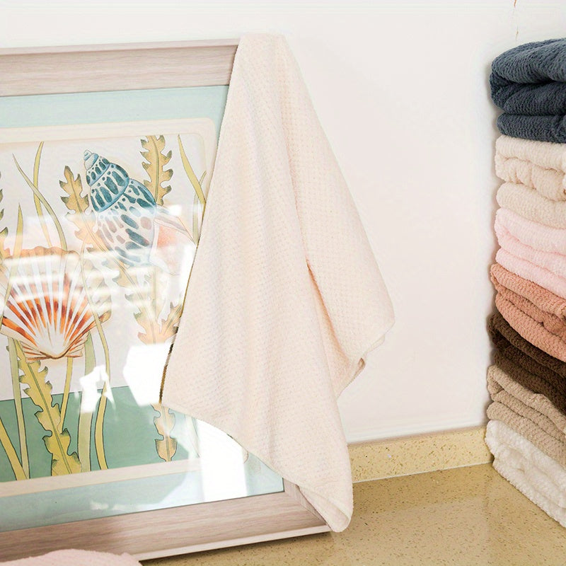 Soft Coral Fleece Hand Towel for Home Bathroom