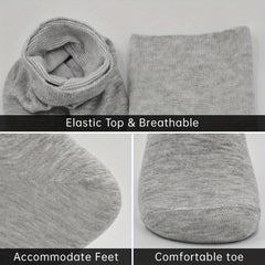 6 Pairs Diabetic Socks for Men & Women, Extra Roomy Toe Seams, Non Binding Top