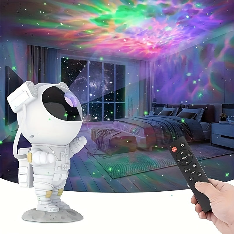 Astronaut Star Projector Night Light Nebula Remote Control