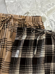 Plaid Sleep Bottoms Casual & Cozy Home Sleep Pants Women's Sleepwear