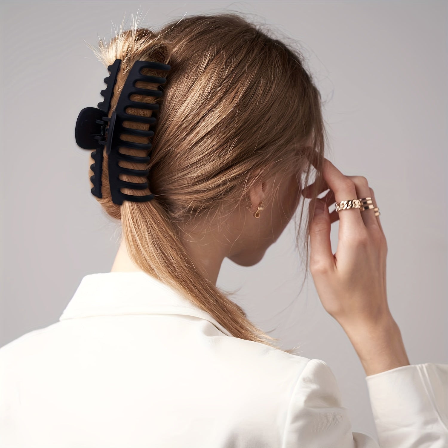 Large Matte Hair Claw Clips Strong Hold Hair Accessories for Women