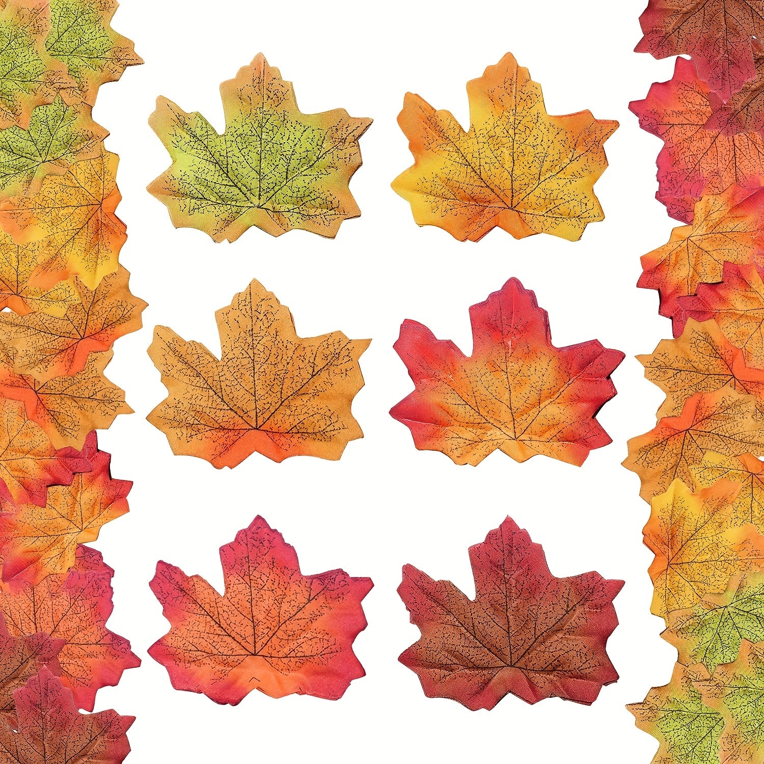 Artificial Maple Leaves Thanksgiving Leaf Wedding Party Table Decor