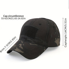 Tactical Camo Baseball Cap Sunscreen Hat for Army Hiking