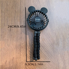 USB Rechargeable Portable Fan Octopus Mini Luminous Fan