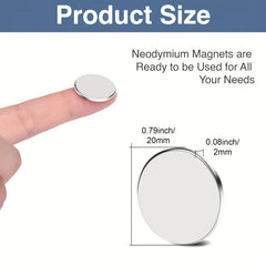 20pcs Neodymium Magnets Small Round Heavy Duty Refrigerator Magnets