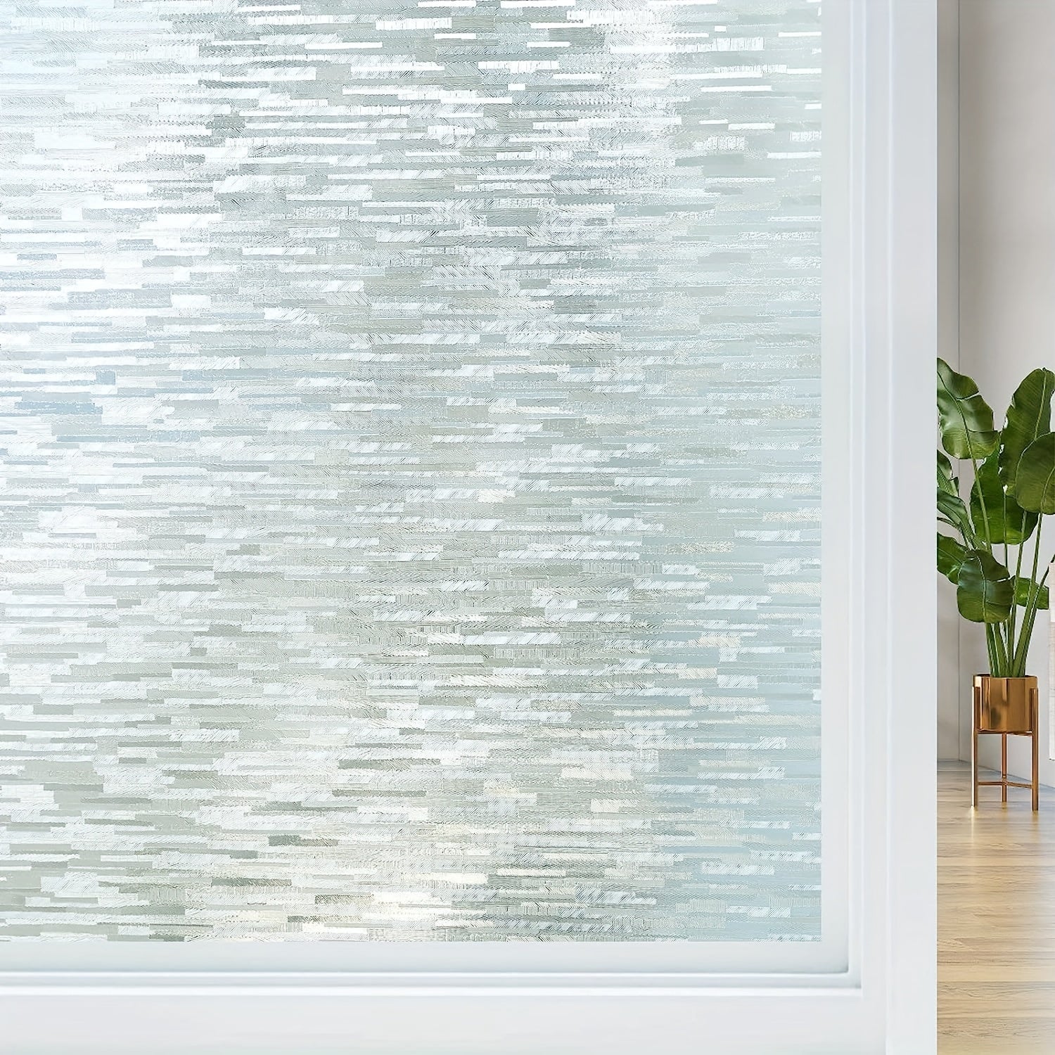 Privacy Window Film Frosted Glass Sticker Static Anti UV Window Cling