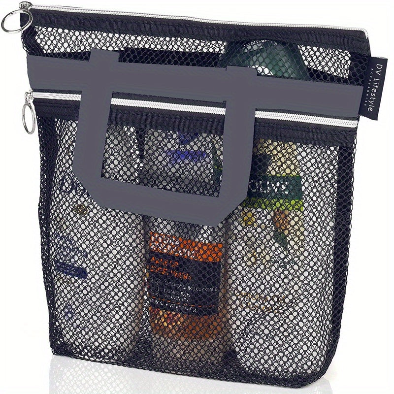 Portable Shower Tote Mesh Travel Toiletry Bag