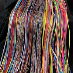 Y2K Luminous Hair Rope Rainbow Hair String