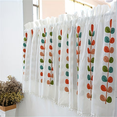 American Minimalist Partition Curtain Short Curtain For Cabinet