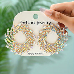 Geometric Shape Personality Earrings Ladies Jewelry Catwalk Accessories