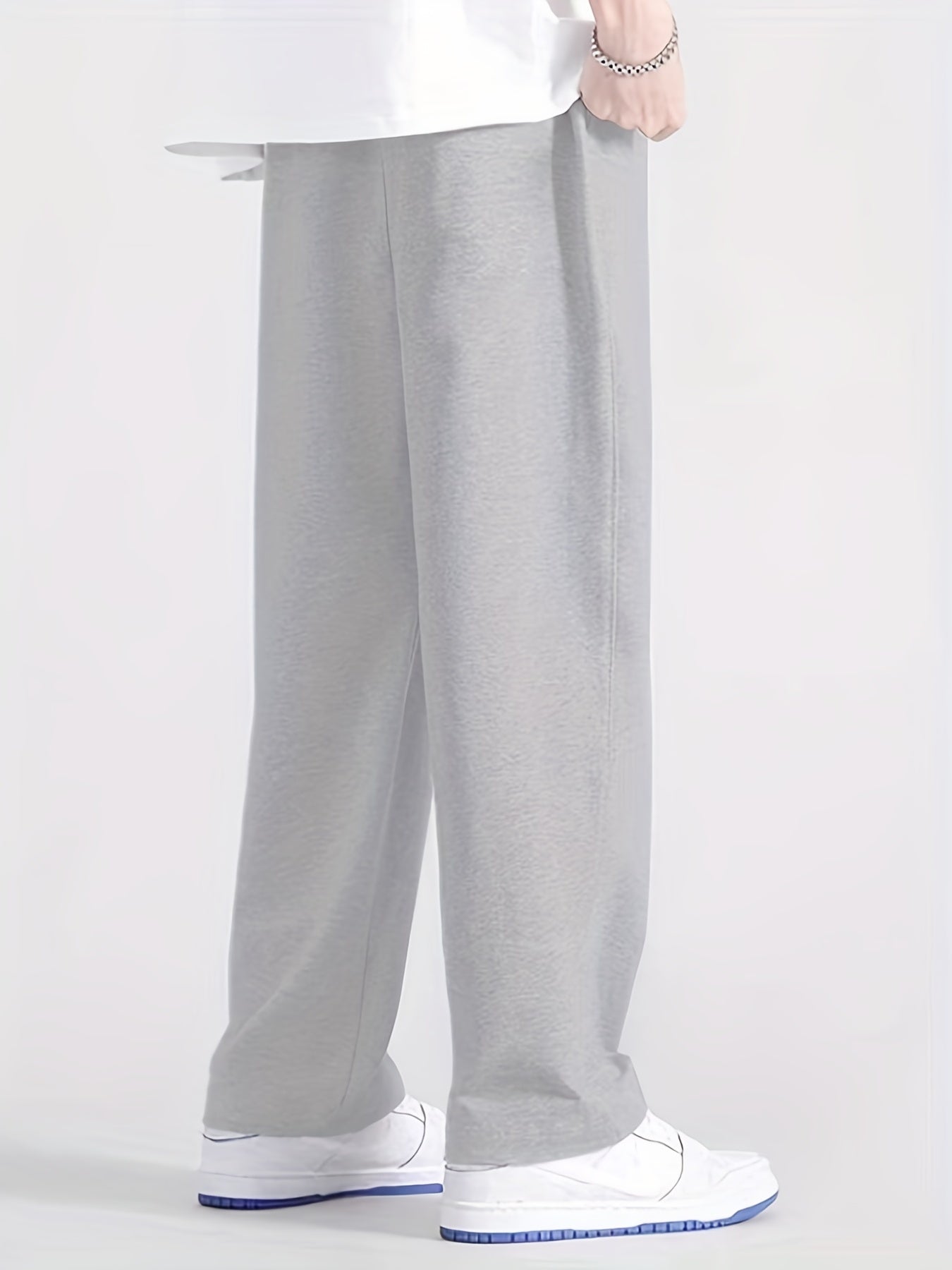 Letter Print Mopping Pants Men's Casual Joggers For All Seasons