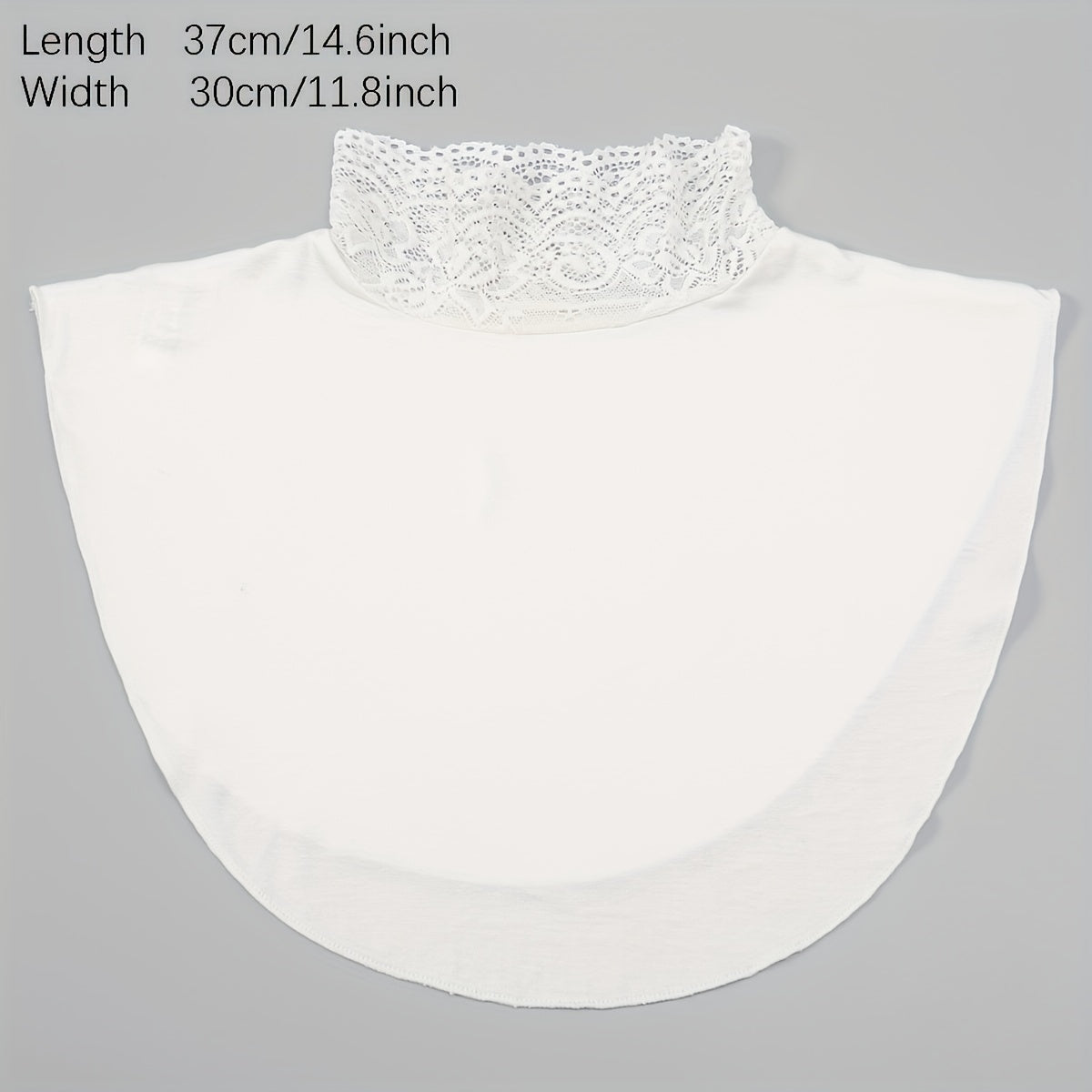Solid Lace Faux Collar False Collar Detachable Half Shirt Blouse