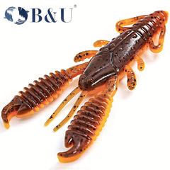 4pcs 7.5g Shrimp Crankbait Fishing Lure Wobbler for Bass Perch