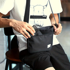 Men's Oxford Cloth Crossbody Bag Diagonal Casual Shoulder Bag