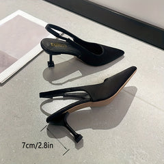 Women's Pointed Toe Stiletto Heel Sandals Sexy Slingback High Heels