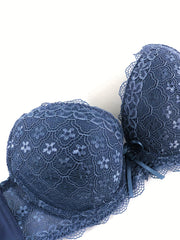 Lace Push Up Bra Comfy & Breathable Intimates Women's Lingerie