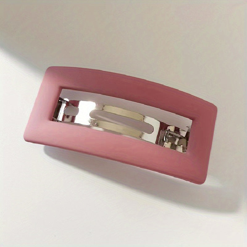 Hollow Square Hair Clip for Girls and Women