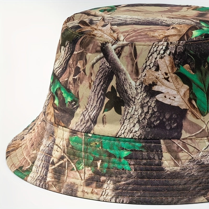 Camouflage Jungle Fisherman's Hat Outdoor Sunshade Hat