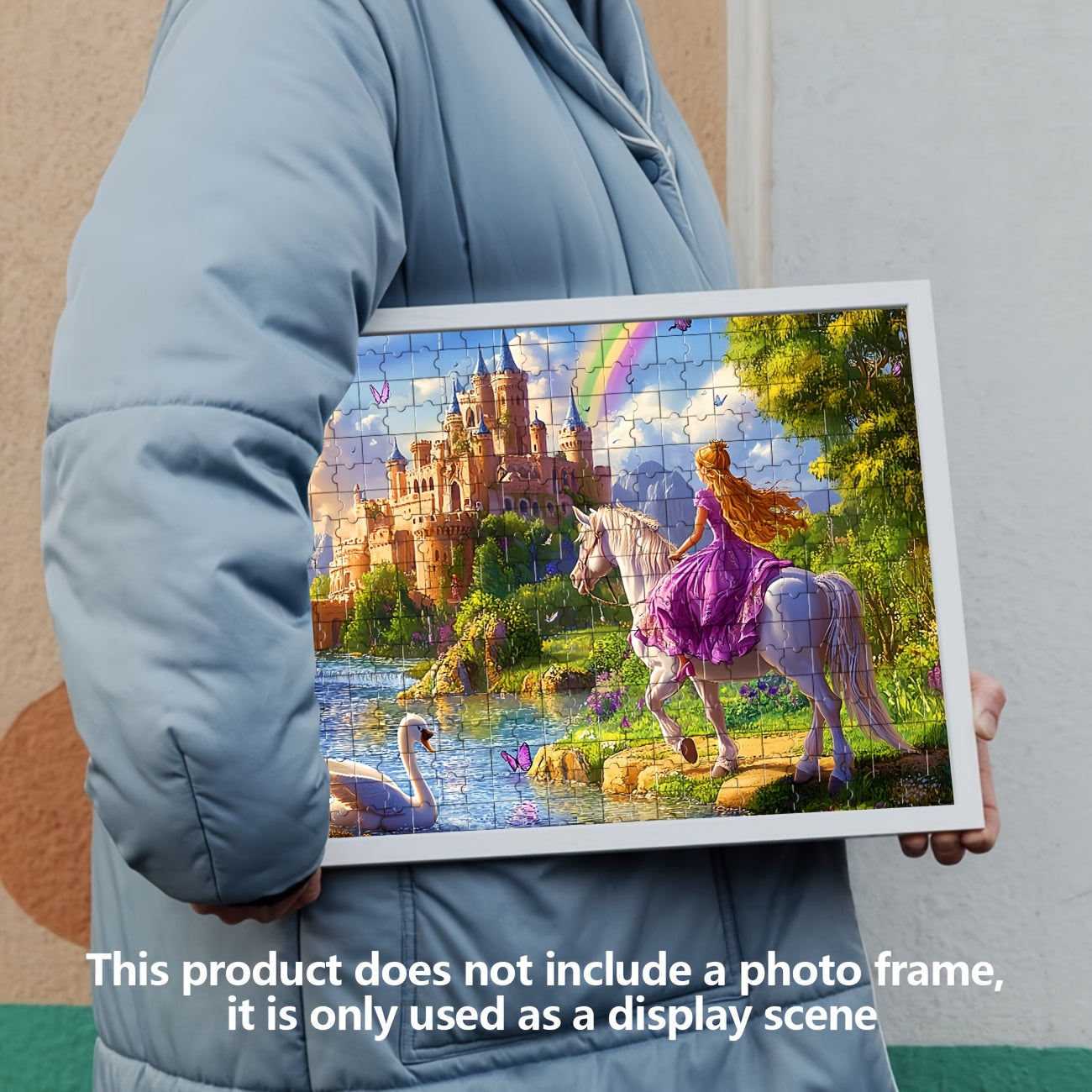 1000pc Expert Jigsaw Puzzle Castle Landscape Princess Horse Swans 14.69x10.24