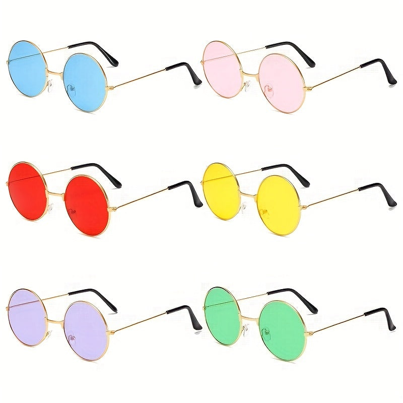 Hippie Round Sunglasses Retro 90s Style