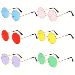 Hippie Round Sunglasses Retro 90s Style