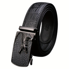 Men's Automatic Buckle Leather Belt for Party