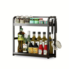 Kitchen Shelf Rack Countertop Seasoning Storage