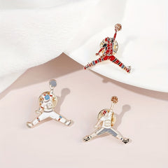 Personalized Basketball Brooch Decorative Button For Clothes