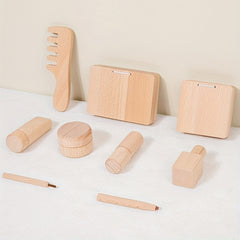 Wooden Play House Makeup Toy for Girls