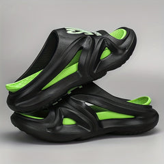 Men's Casual Non Slip Slippers Open Toe Shoes for Indoor Outdoor