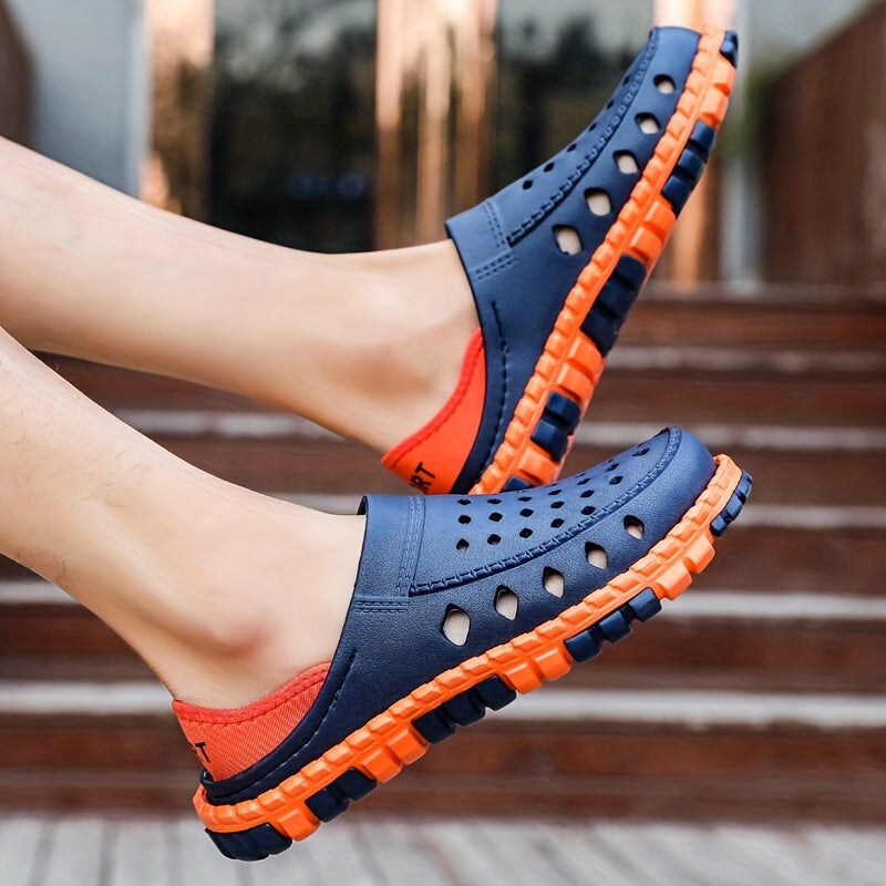Men's Lightweight Comfy Clogs Non Slip Garden Shoes Summer
