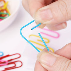 50mm Coated Paper Clips Assorted Colors - Pack of 25