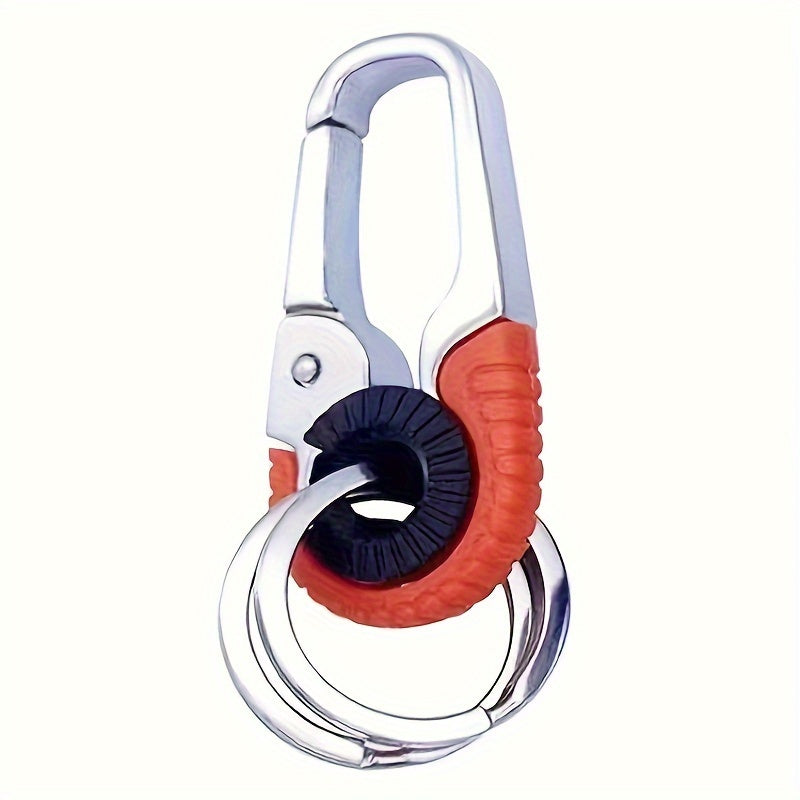 Creative Car Key Chain Waist Hanging Stainless Steel Key Ring Gift