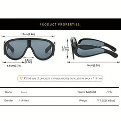 Y2K Aviator Sunglasses Men Women UV400 Sun Shades
