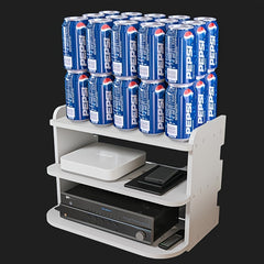 Wall Mount Storage TV Box Router Shelf Holder Set Top Box Bracket Mini PC Stand