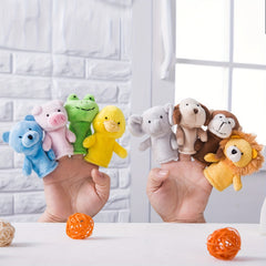 Justbecause Finger Puppets - Adorable Animal Friends for Early Learning