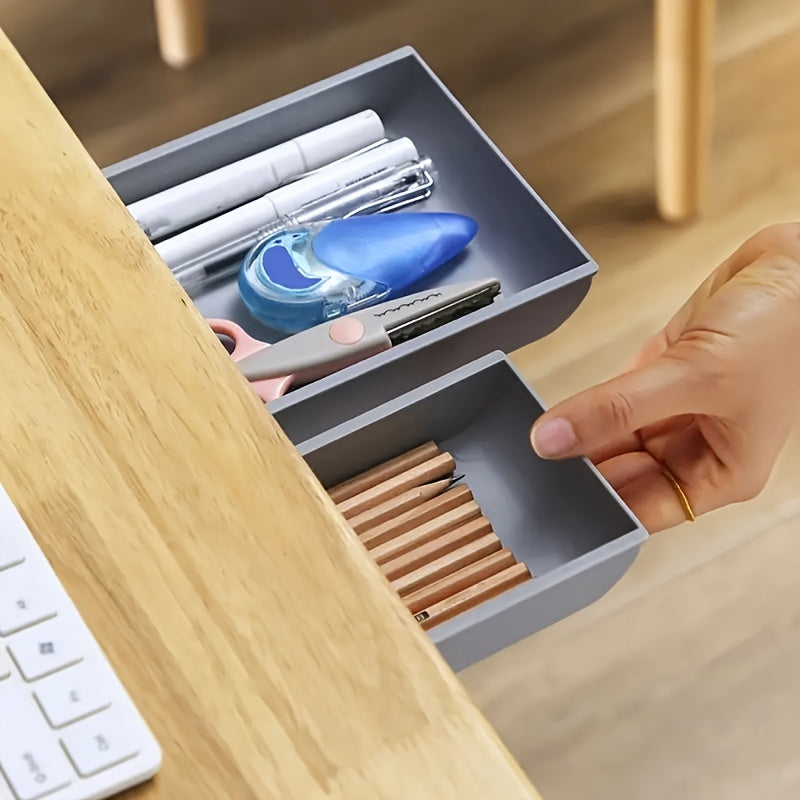 Desk Table Drawer Organizer Box Under Desk Stand