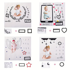 Soft Photography Blanket for Monthly Hundred Days Baby Photo Background